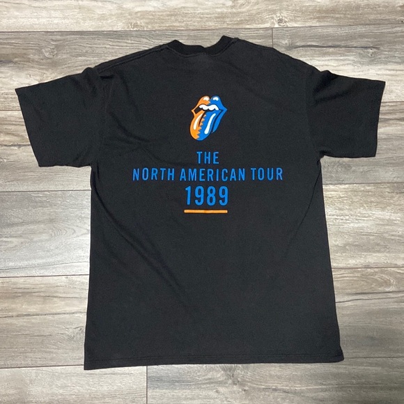 ORIGINAL 1989 Rolling Stones North American Tour T - Picture 4 of 7